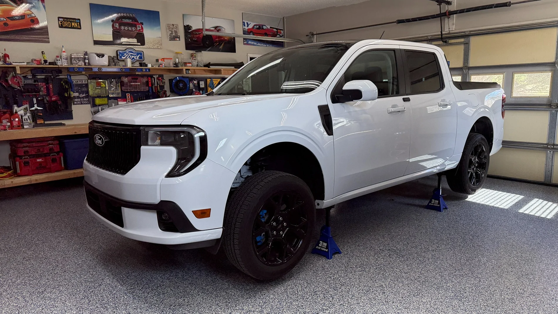 Ford Maverick PTU / RDU Oil Change Results @ 5K Mile Service (on 2025 Maverick LOBO) Garage Lobo 2 on Jackstands