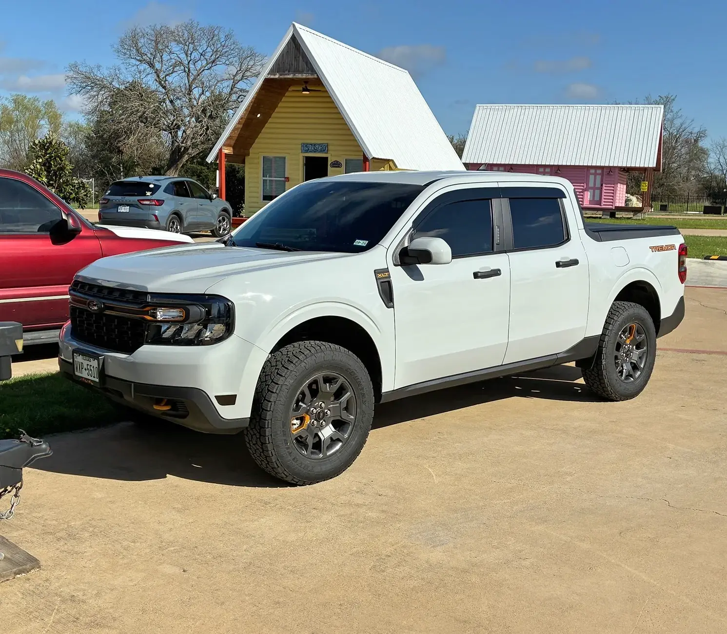 Ford Maverick HRG Offroad 1.5" lift kit + 245/70R17 Toyo Open Country A/T III tires on 2023 Maverick Tremor 238086-a7b44a0acd6bb31b595883e405c4e3b0