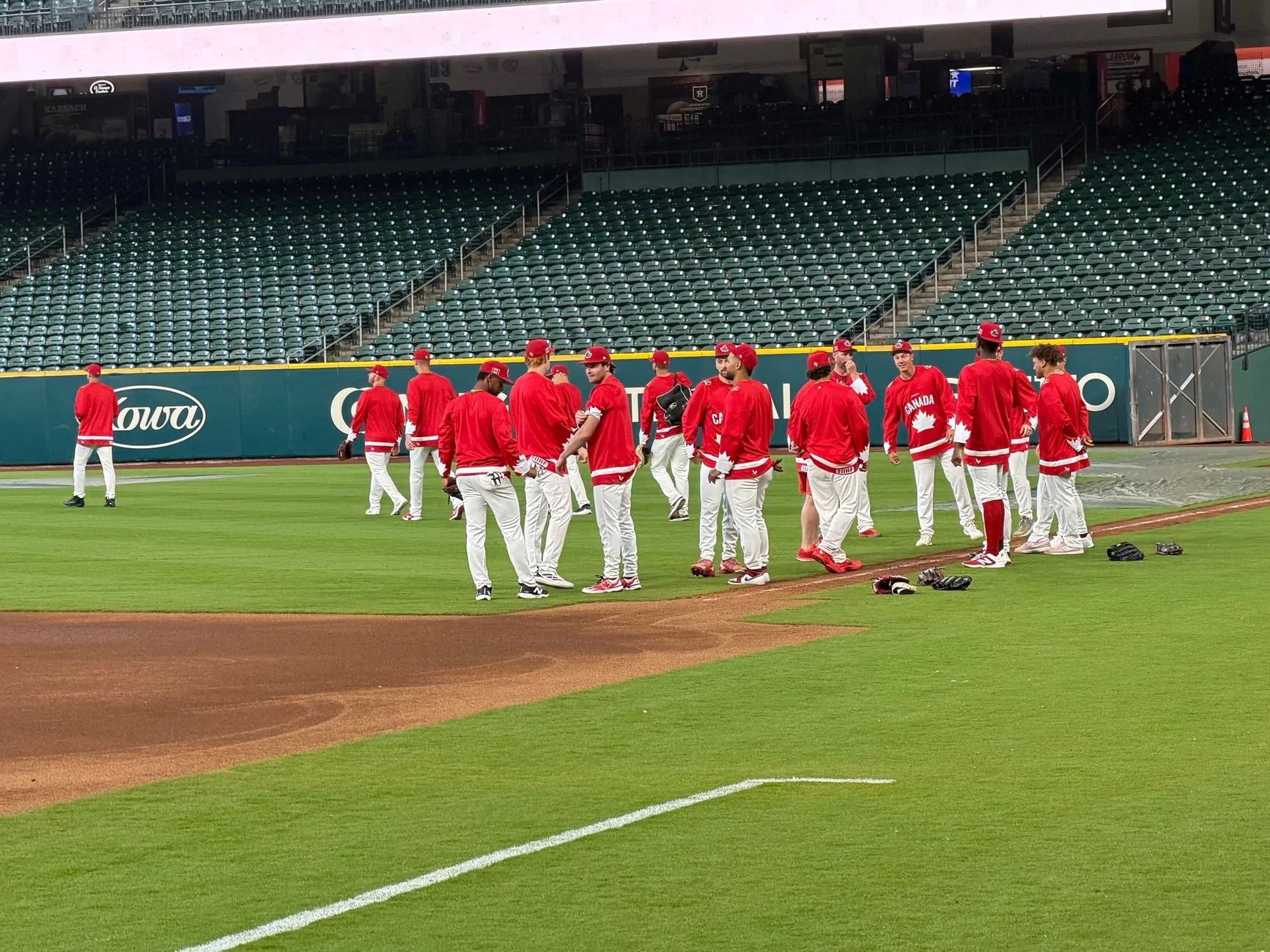 Ford Maverick Are Canadians going to stop vacationing in Florida? Team Canada wearing their hockey jerseys in pregame warmups