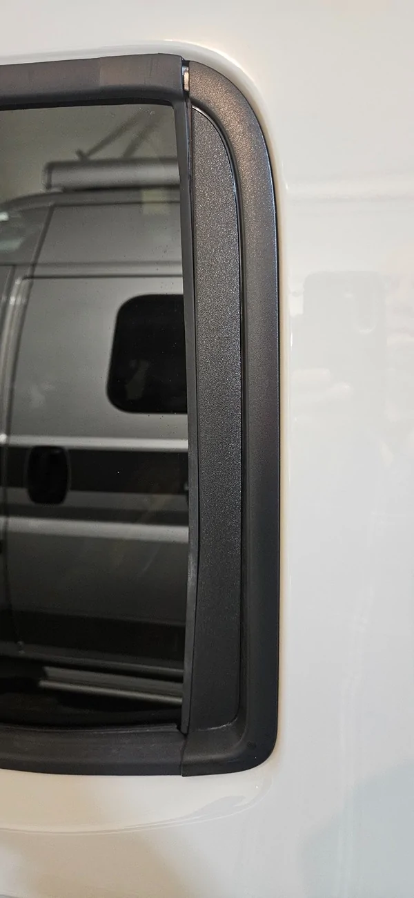 Ford Maverick Reardoor window trim separated 20260319_205523