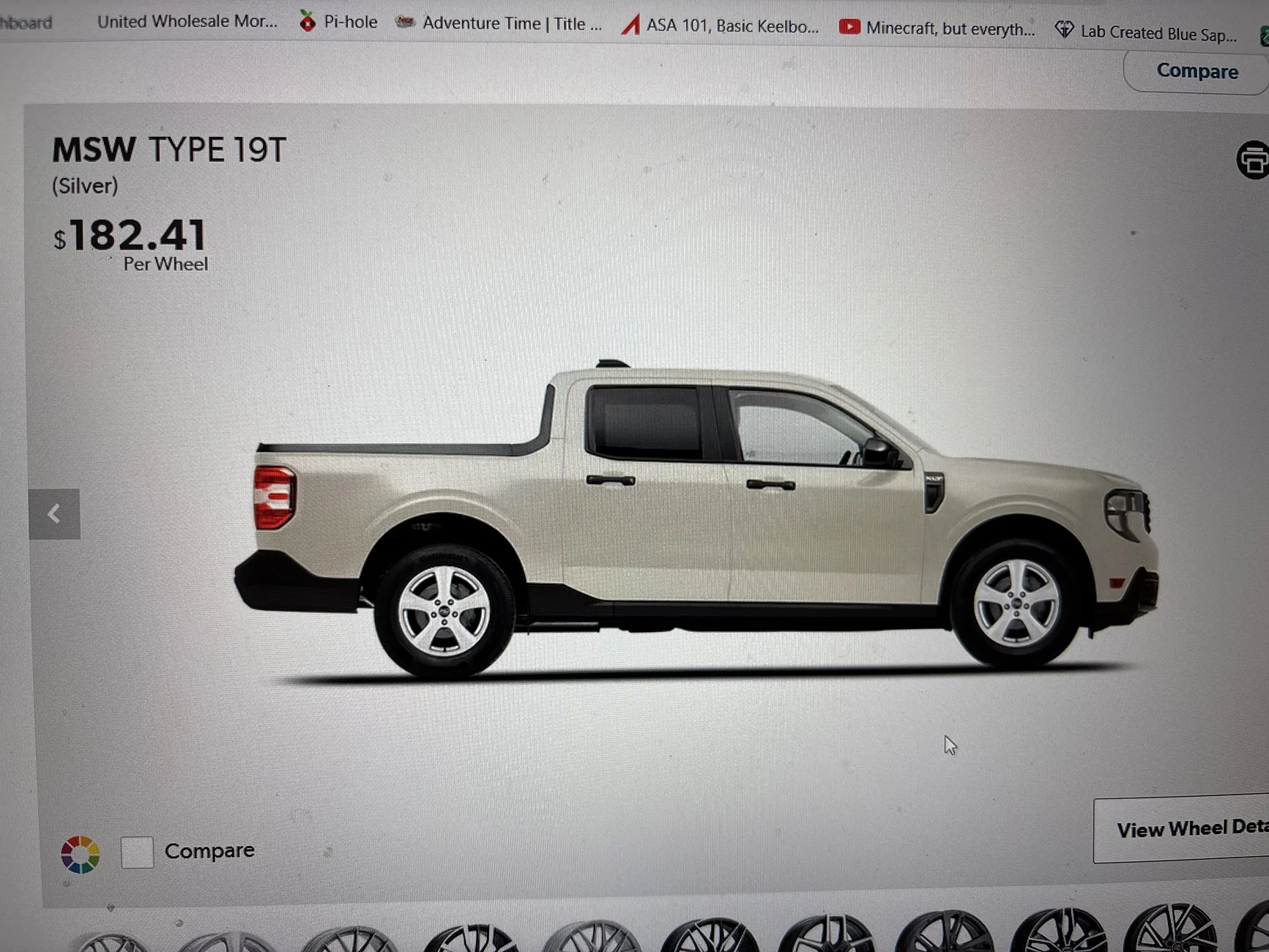 Ford Maverick Desert Sand Maverick on Bronco Sport Heritage Wheels IMG_2005