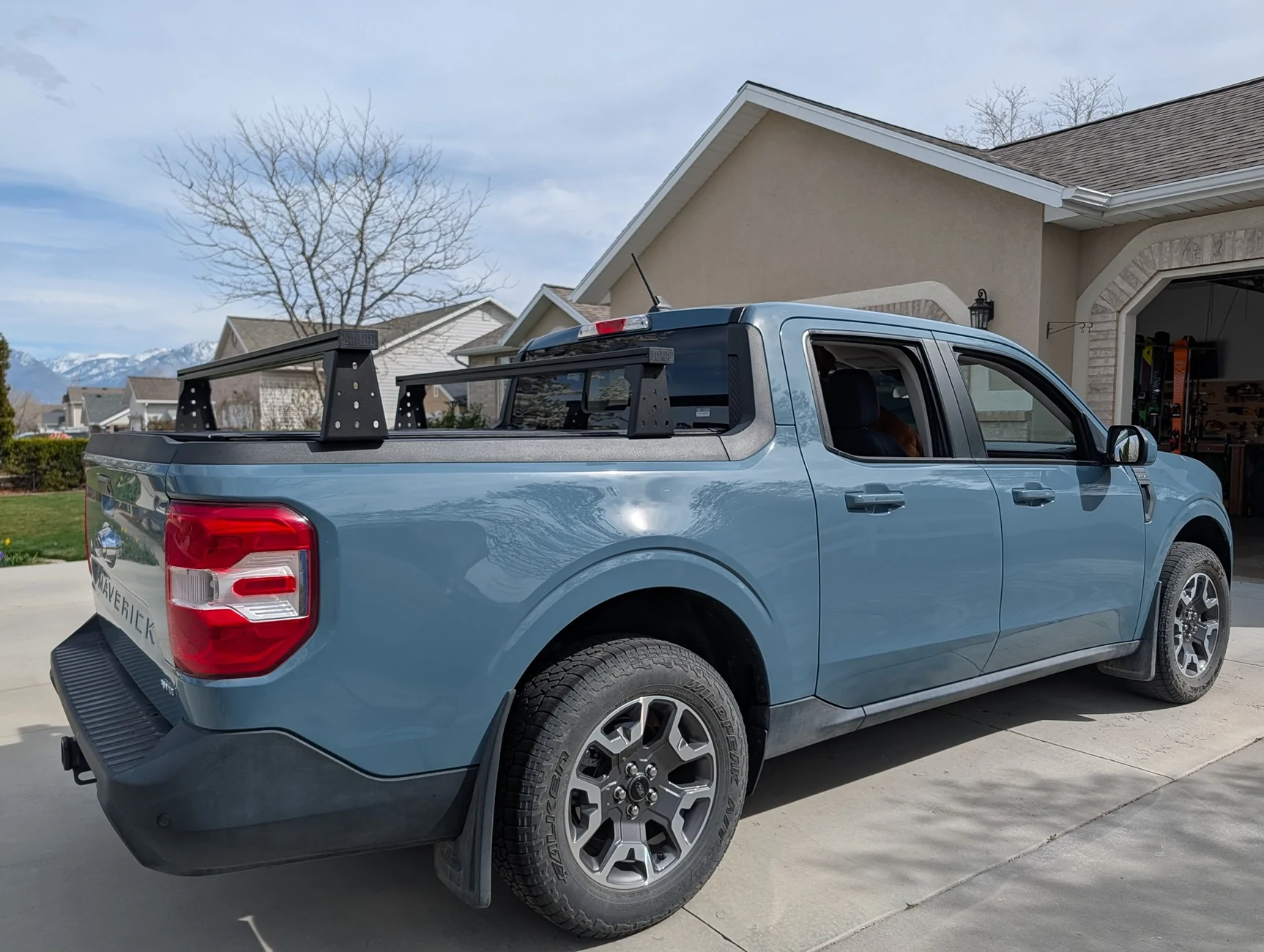 Ford Maverick Loadd Lo-rackk Bed Racks installed PXL_20260321_213622884