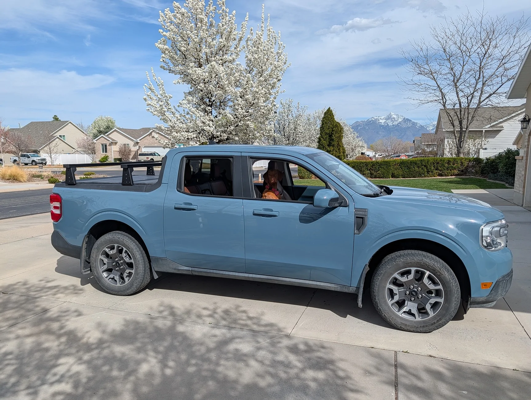 Ford Maverick Loadd Lo-rackk Bed Racks installed PXL_20260321_213559013