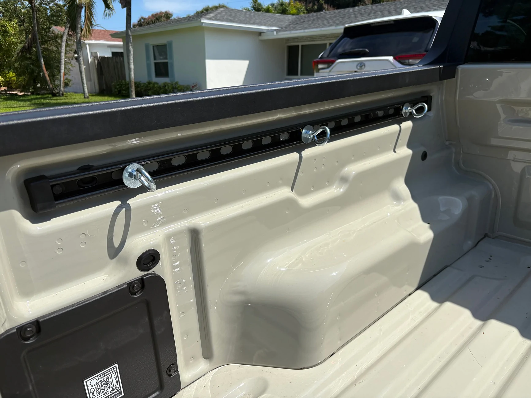 Ford Maverick DIY Home Depot Bed Rails Installed IMG_2055