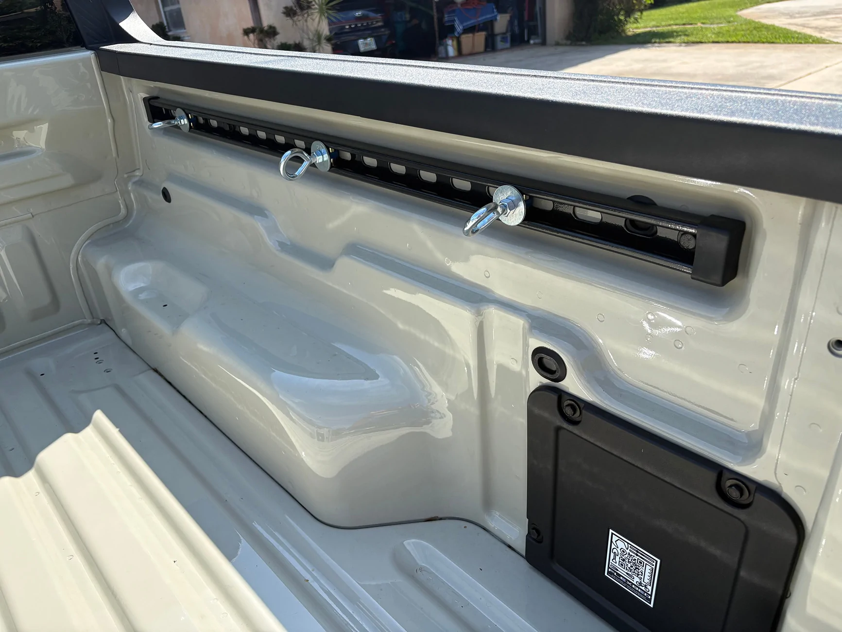 Ford Maverick DIY Home Depot Bed Rails Installed IMG_2056