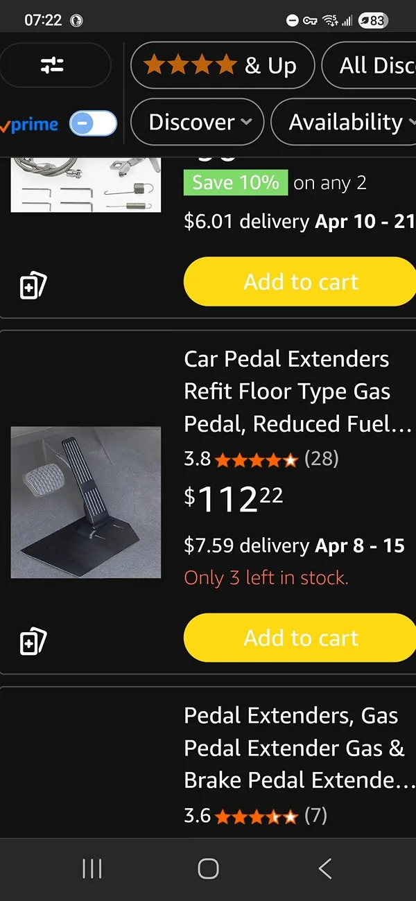 Ford Maverick Small ( foot slipping off) gas pedal Screenshot_20260326_072227_DuckDuckGo