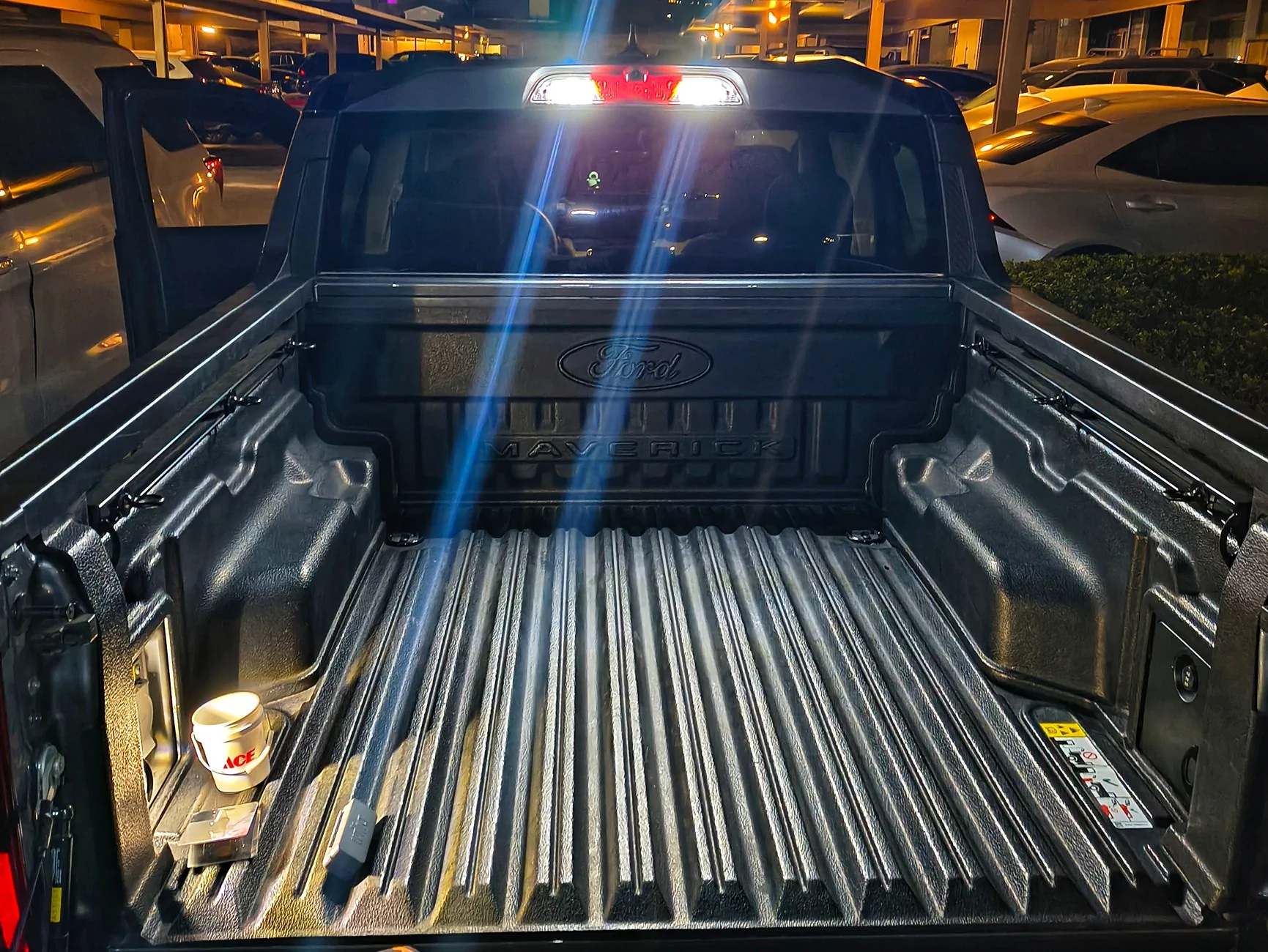 Ford Maverick DIY Home Depot Bed Rails Installed 1000003790