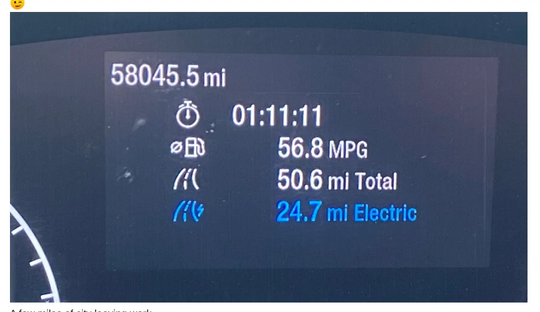 Ford Maverick Thank you, great explanations and now I understand 🙏can it really go nearly 25 miles on electric only Screenshot 2026-03-26 7.18.57 PM