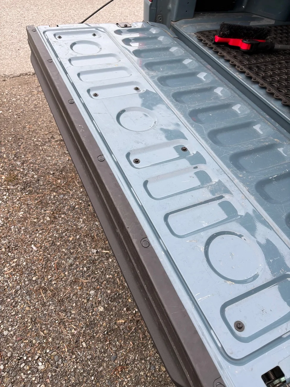 Ford Maverick Tailgate trim plastic rivets IMG_2082
