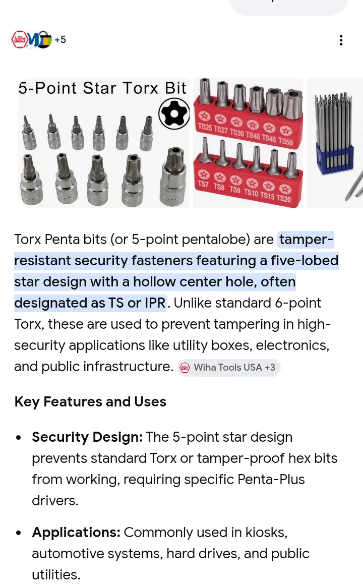 Ford Maverick 👉🏻UPDATE👇🏻 Ford uses Torx PLUS ++  Here is the Difference chrome_screenshot_Mar 28, 2026 6_52_24 PM CDT