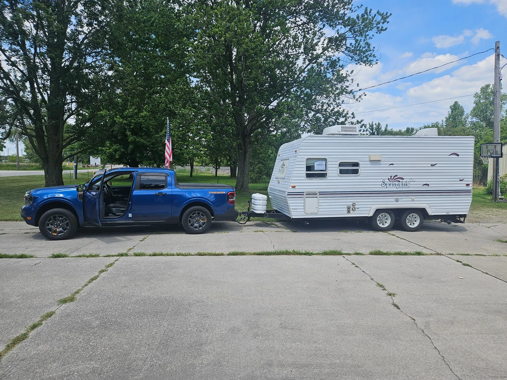 Ford Maverick A Tale of Two U-Haul Trailers (Towing Report) 20240720_142811