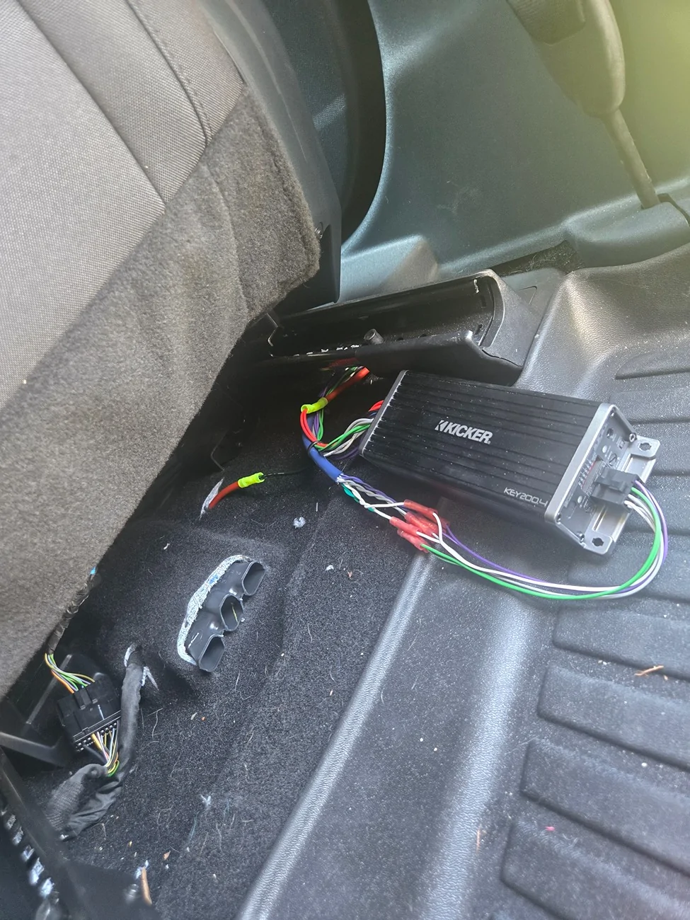 Ford Maverick Kicker Key and Sub bad install 20260329_104037