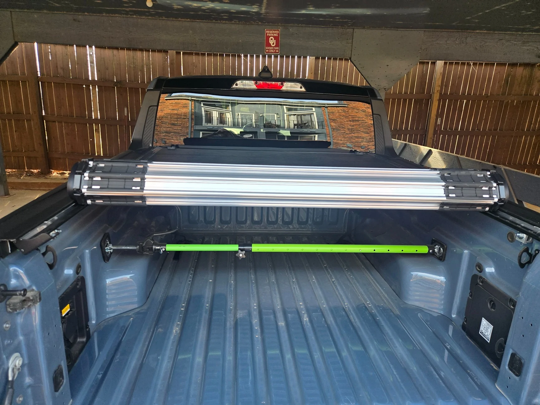 Ford Maverick Tufskinz tailgate letters and bed cover. 20260330_171350