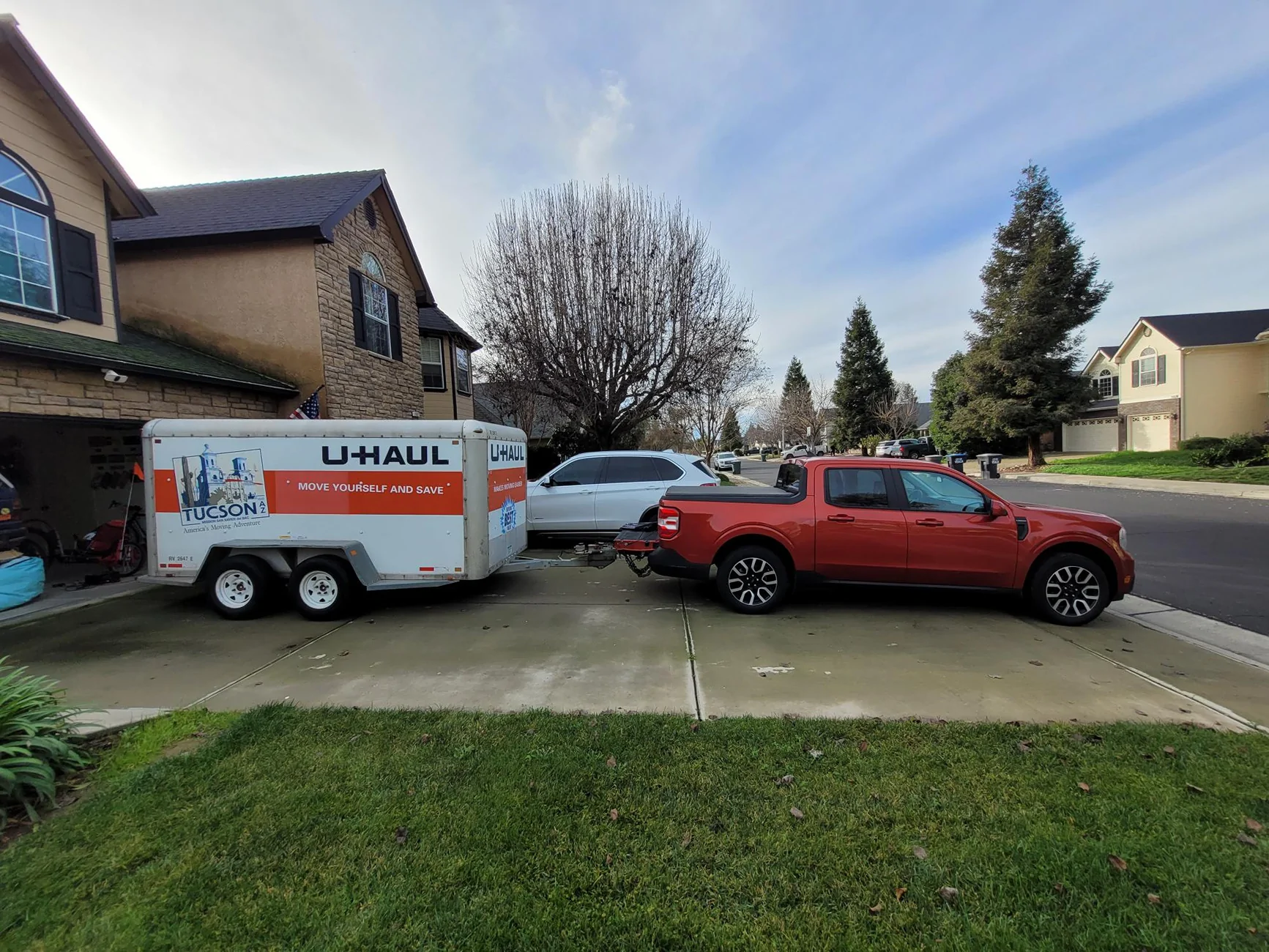 Ford Maverick A Tale of Two U-Haul Trailers (Towing Report) 20260105_144818