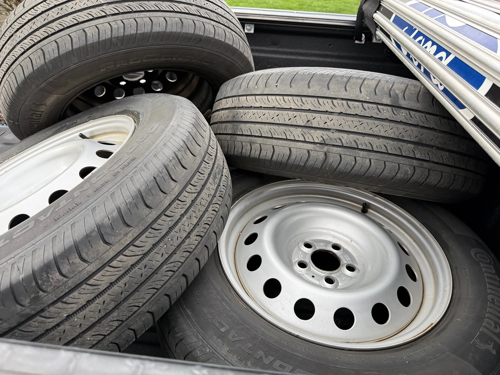 Ford Maverick 17” steel wheels and tires (make offer) IMG_2472