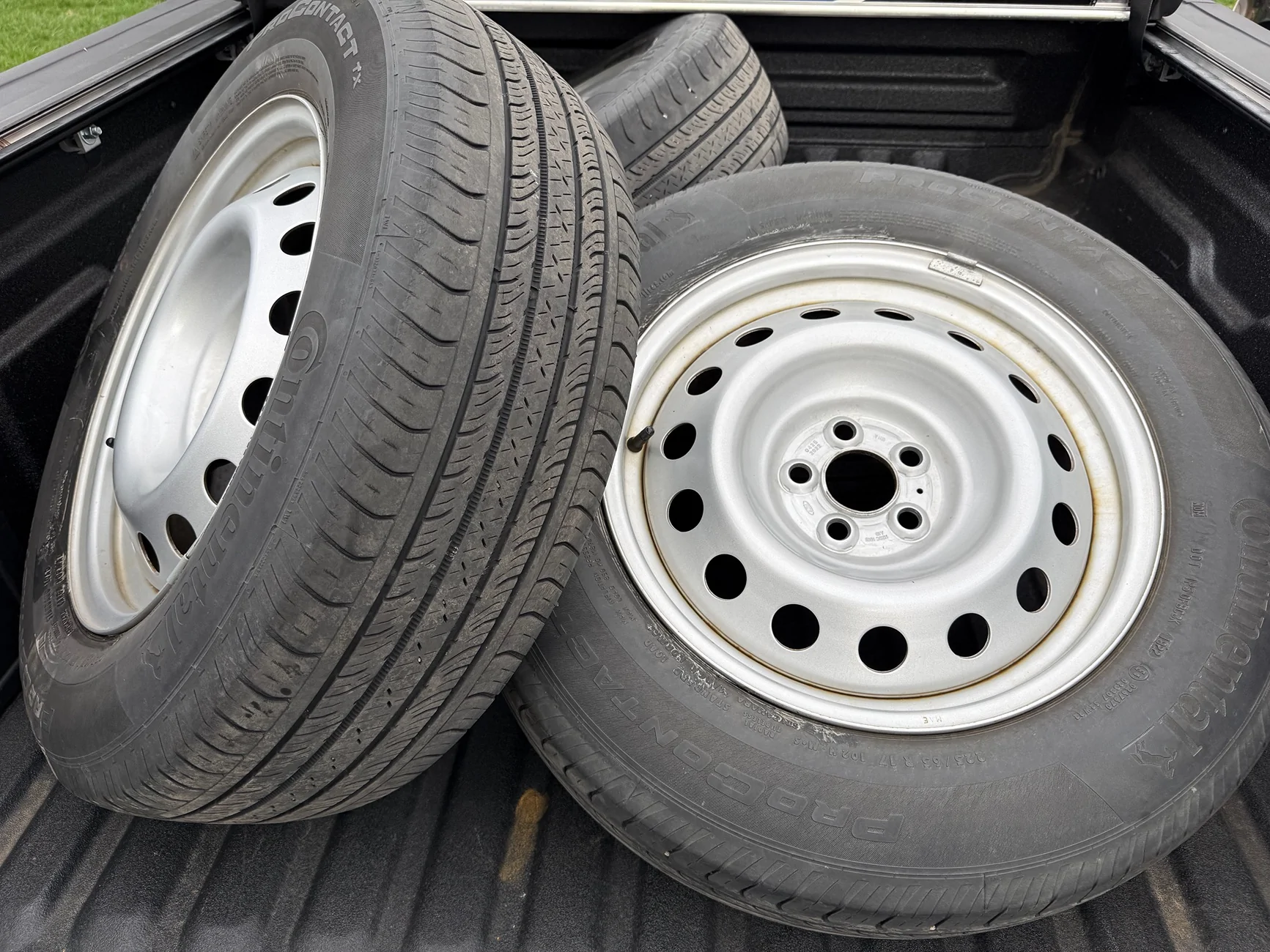 Ford Maverick 17” steel wheels and tires (make offer) IMG_2471