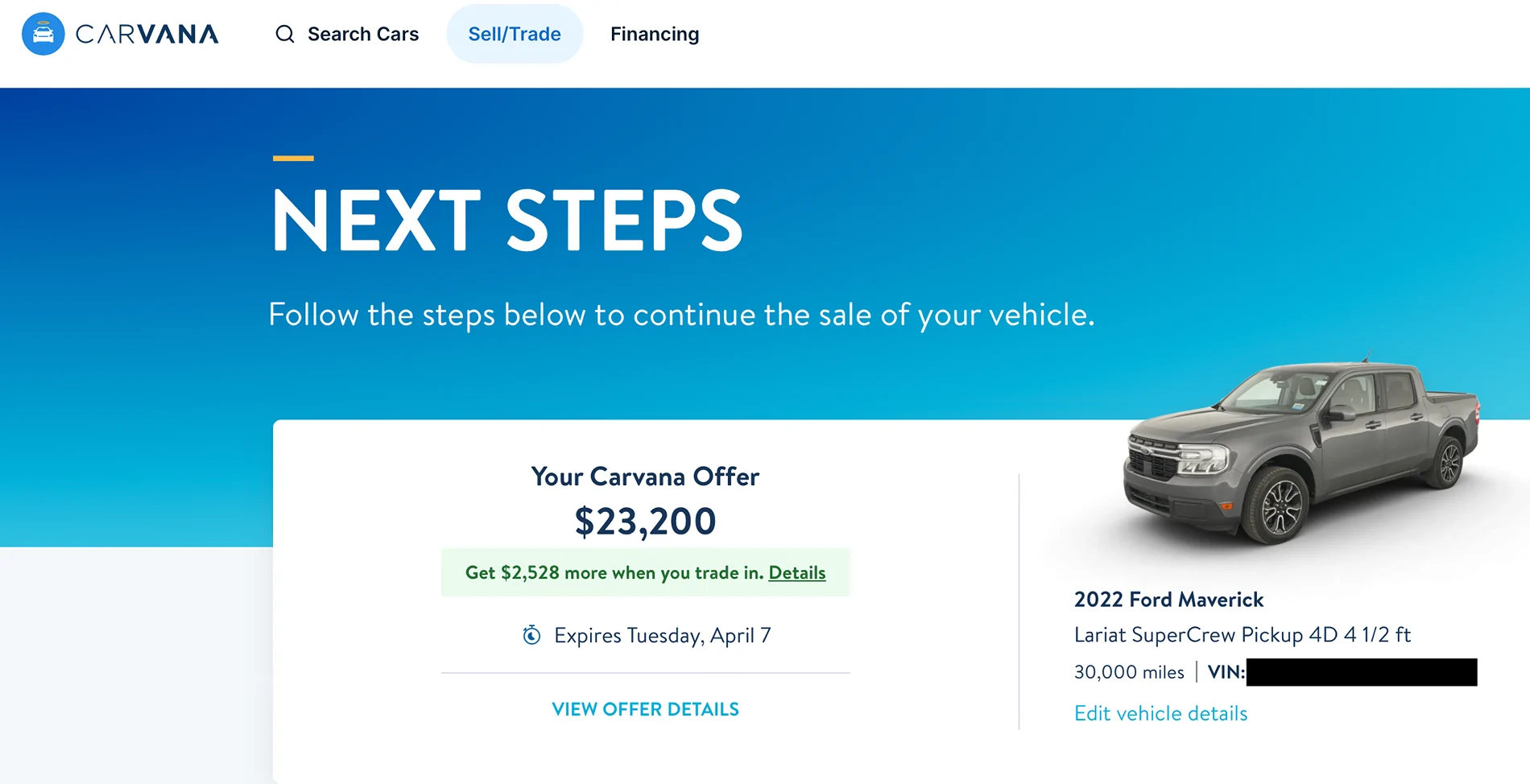 Ford Maverick Carvana Used Maverick Trade In Values are NUTS! maverick Carvana 3-31-26