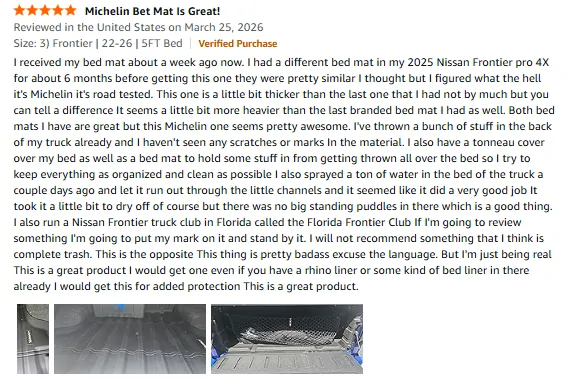Tried Michelin Mats Yet? We're Listening | MaverickTruckClub