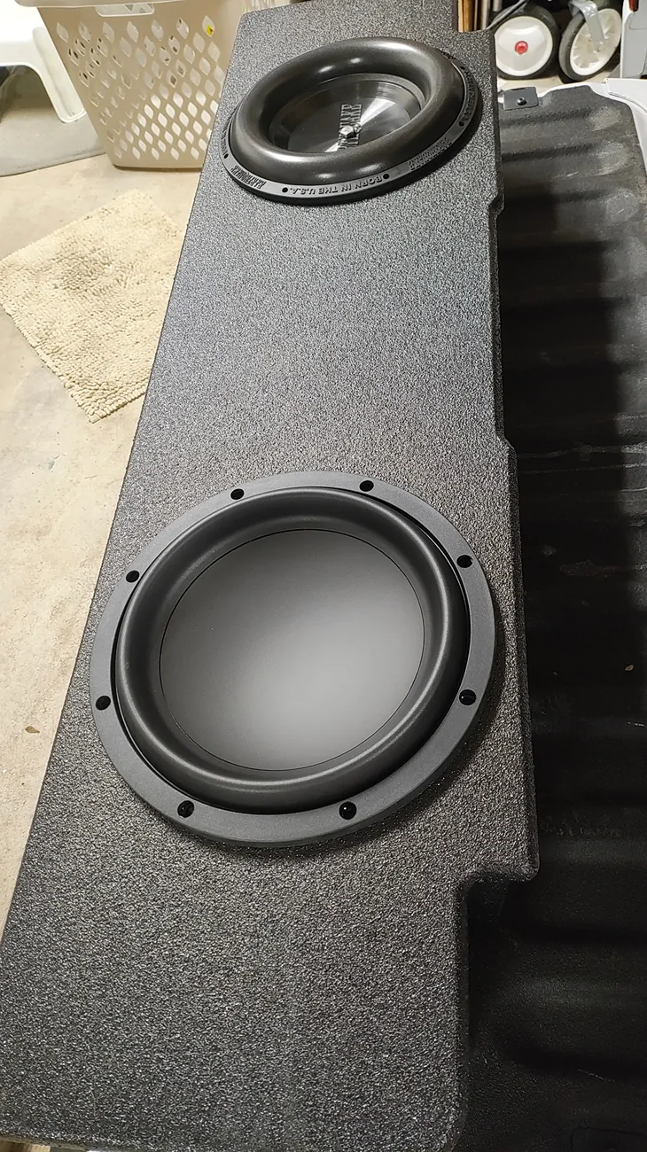 Ford Maverick Sound decision dual 10 sub box for Ecoboost. IMG_20260327_213349702