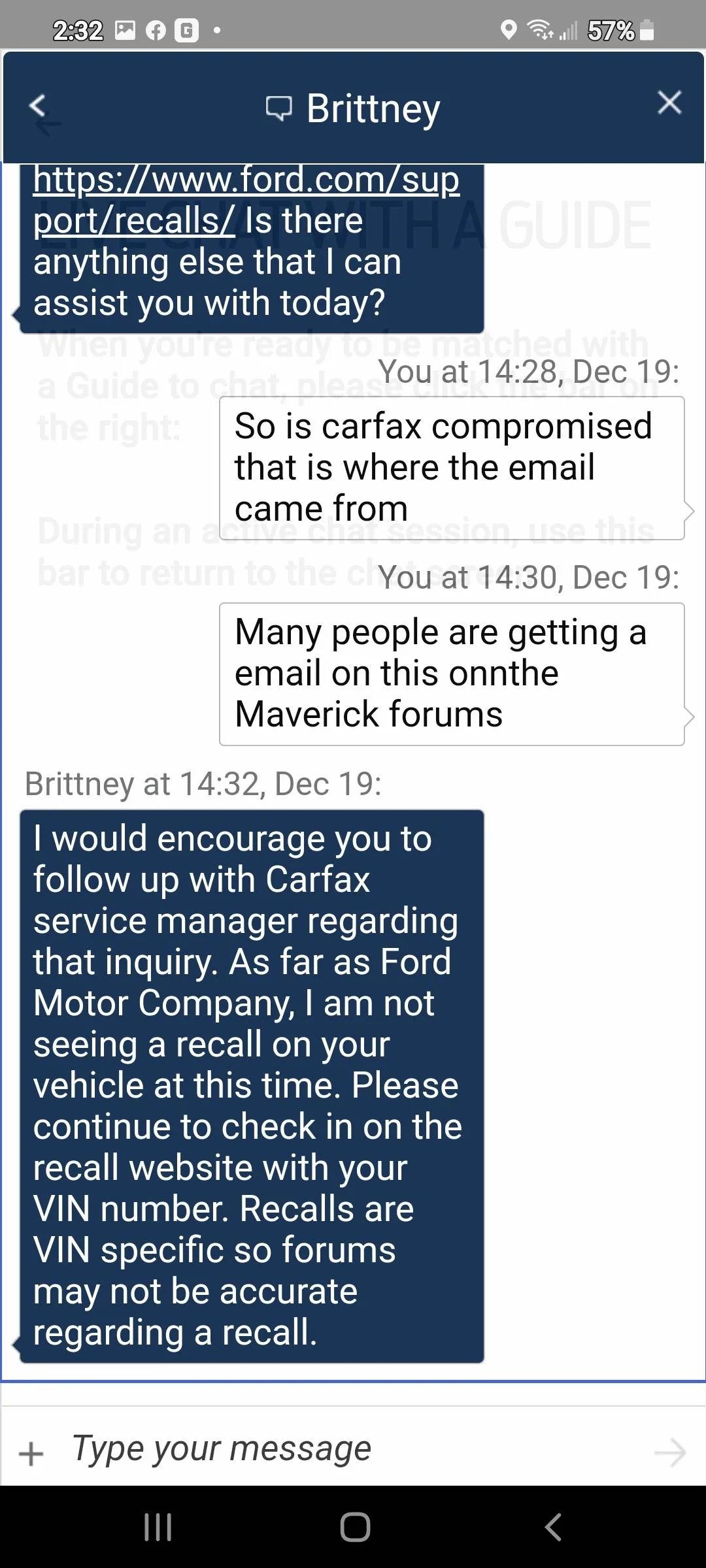 Ford Maverick Maverick Stop Sale Recall [Fuel Tank leak inspection issue]. Recall #21C35 (for Mavericks with spray-in bedliner) Screenshot_20211219-143254_FordPass