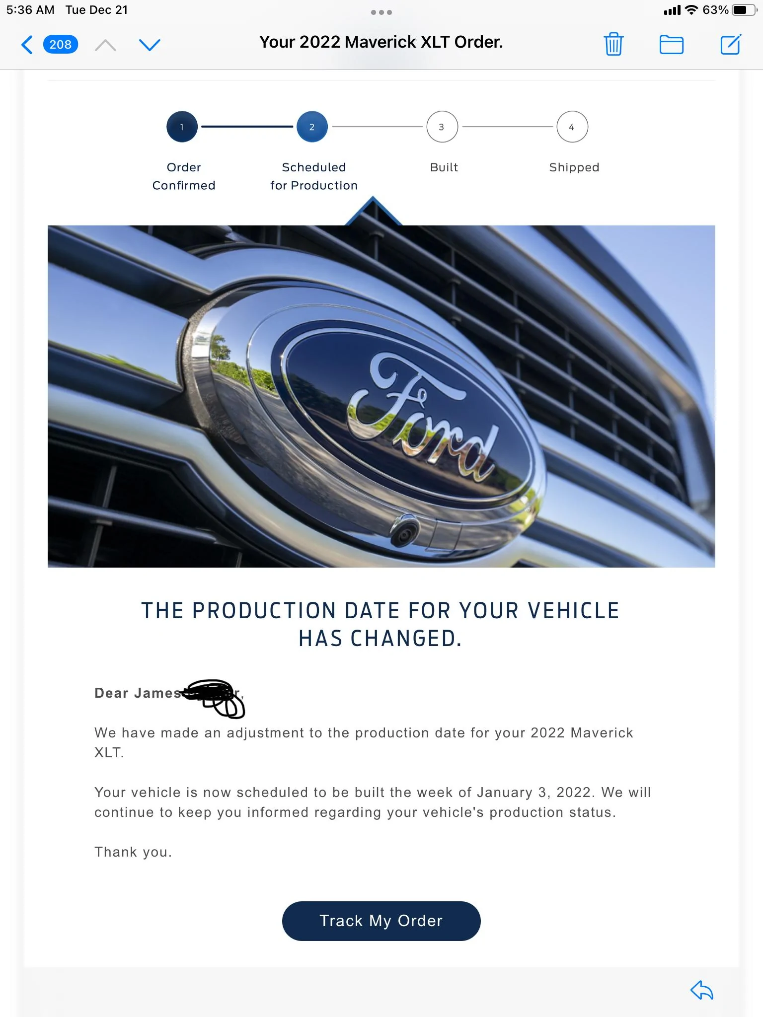 Ford Maverick ⏰  No Maverick scheduling next 3 weeks (12/20, 12/27, 1/3) 42164C6B-089A-4A3F-AA11-F2A90027F35F