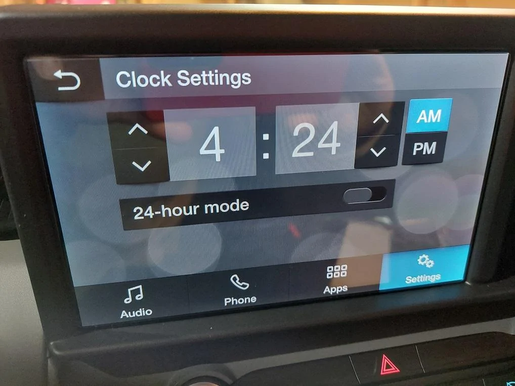 Ford Maverick New problem with the radio display with the CLOCK ...... 20211222_162445