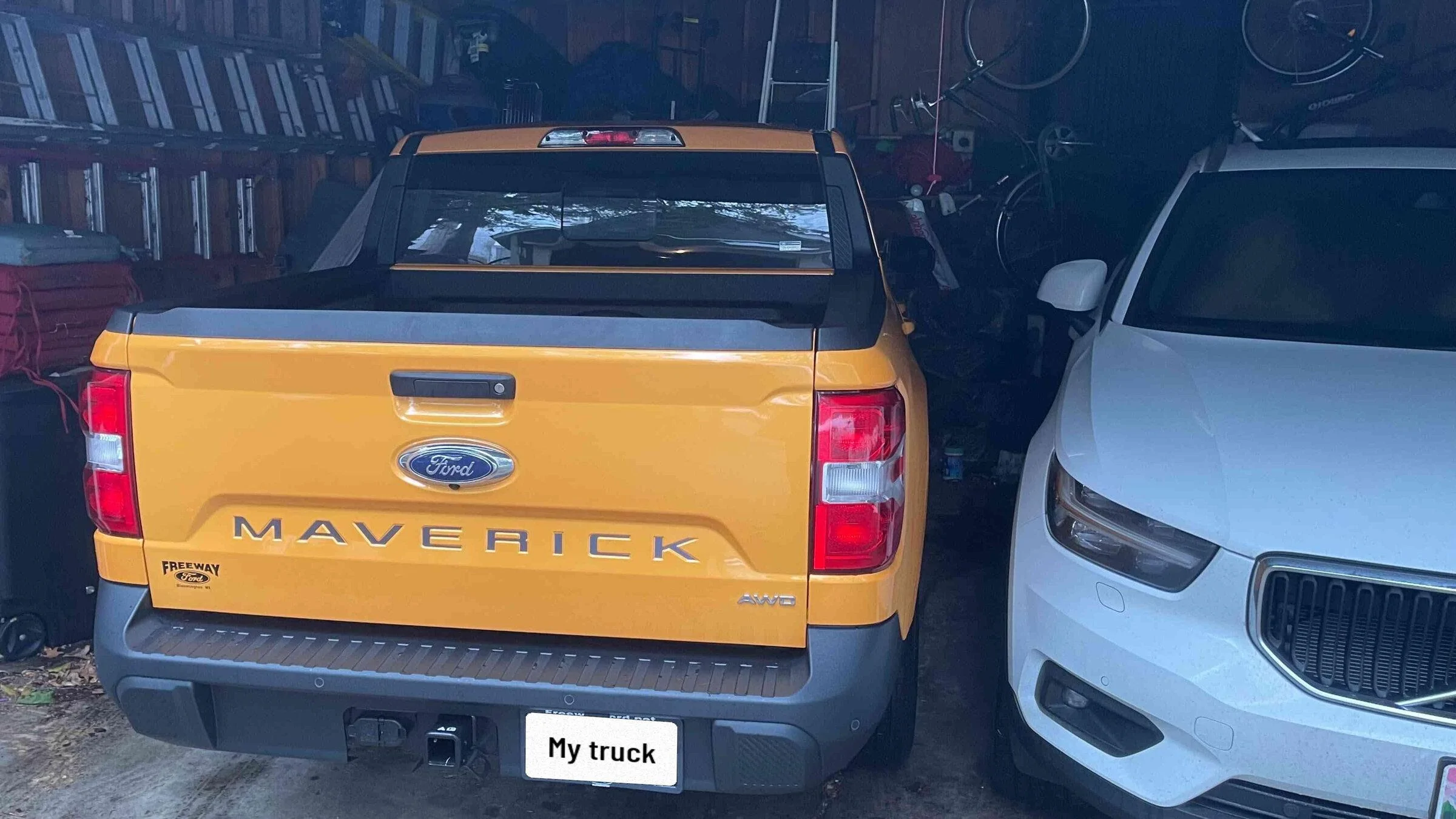 Ford Maverick CYBER ORANGE Maverick Photos Thread mav-back