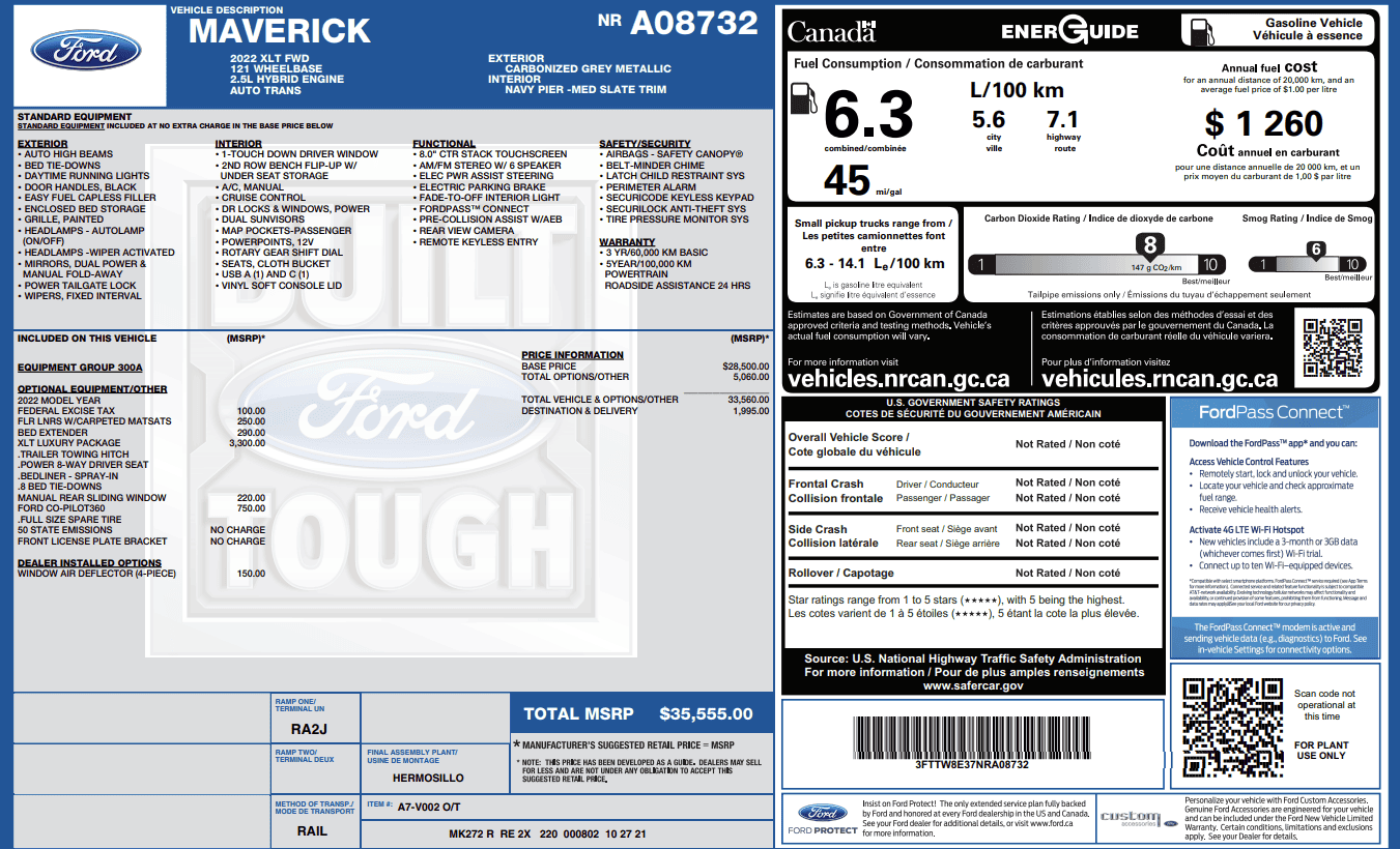 Ford Maverick [CANADA] Anyone have a hybrid yet?! 1640295027853