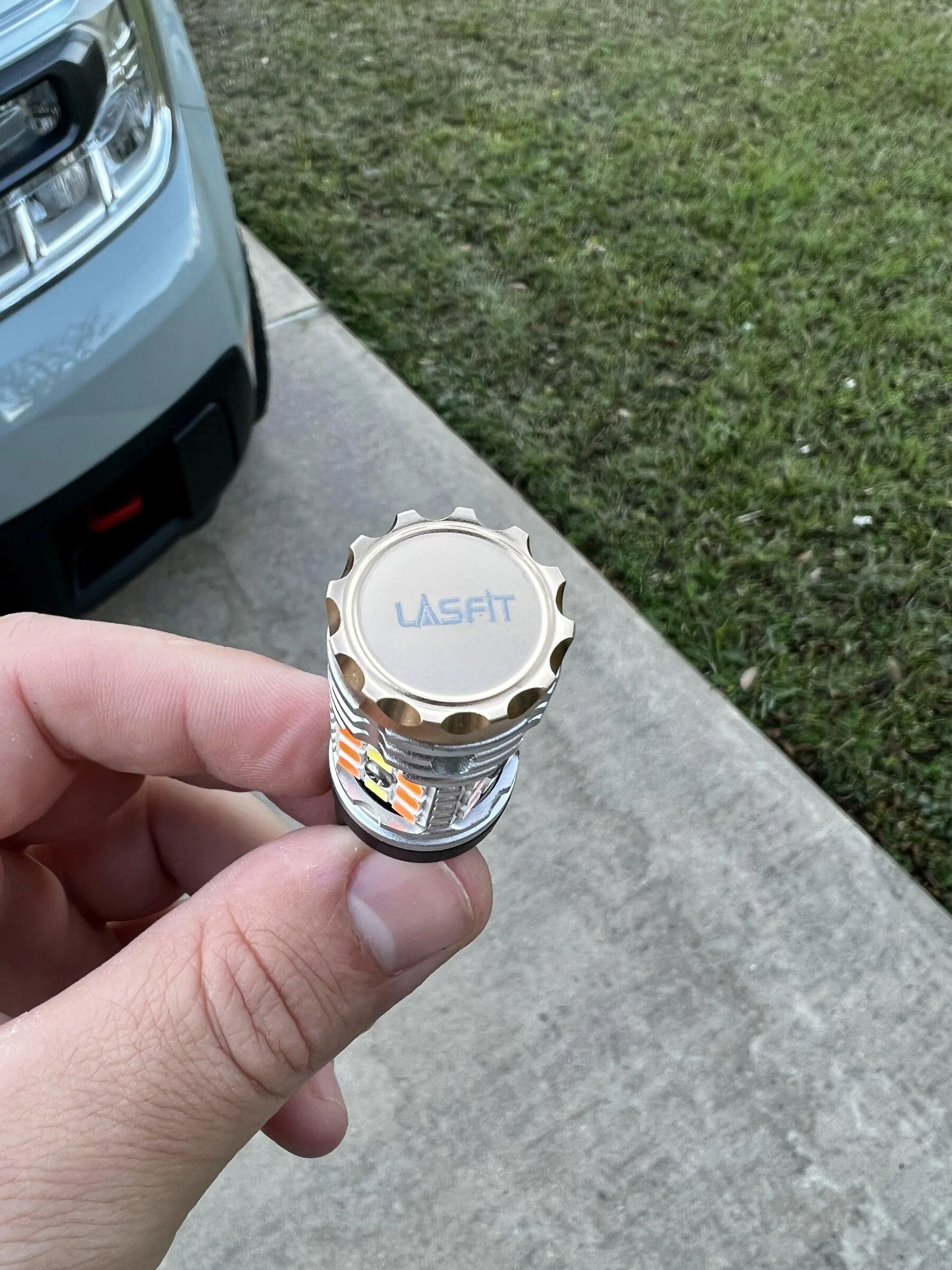 Ford Maverick Installed: Lasfit 4257 Canbus Switchback LED Turn Signal Light Bulbs 4E5788BC-E00D-4748-B50F-D5CB4BF44A35