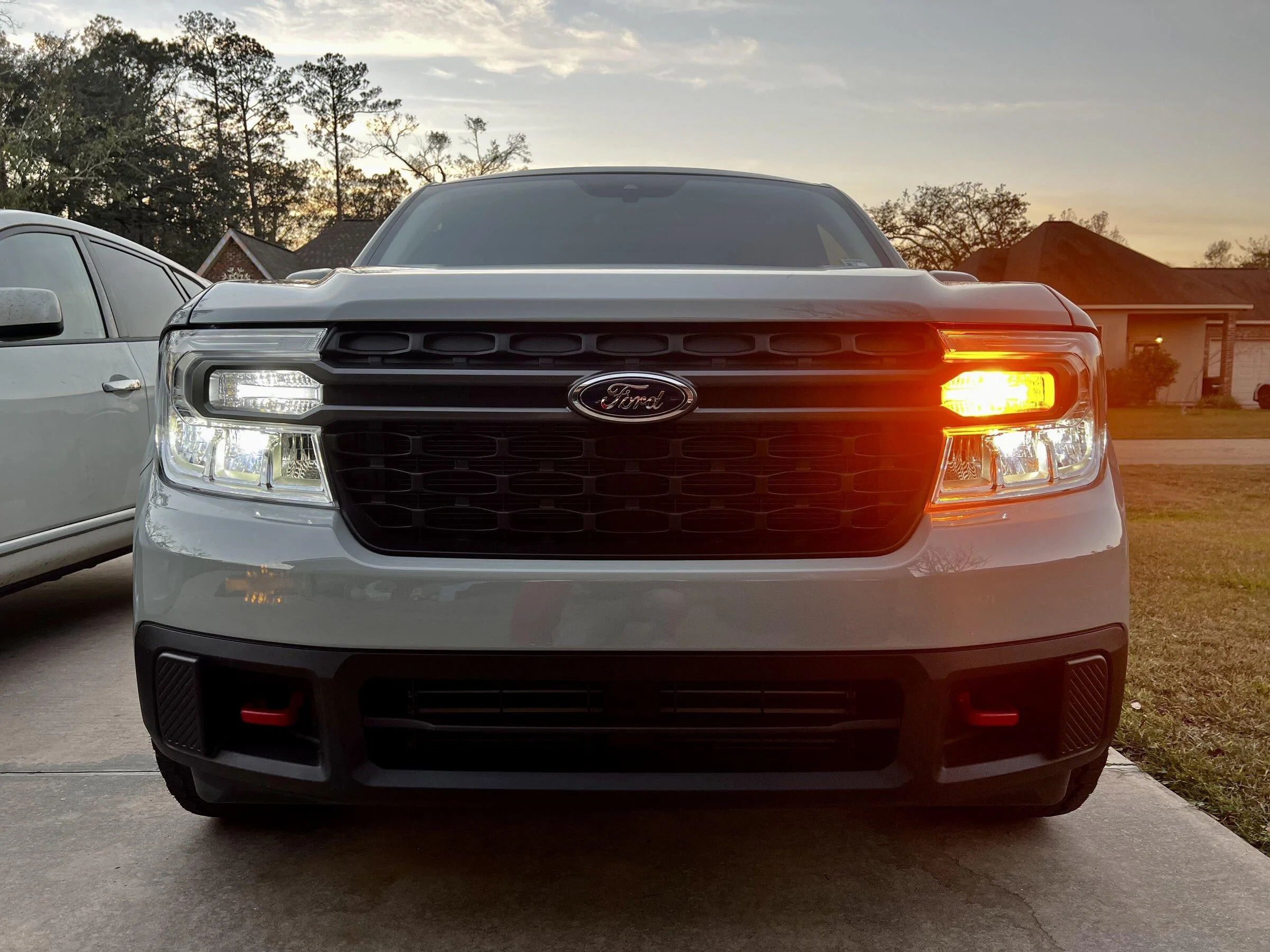 Ford Maverick Installed: Lasfit 4257 Canbus Switchback LED Turn Signal Light Bulbs 08D554BA-1218-491A-9D97-202F1845721B