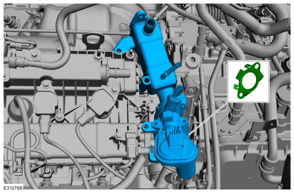Ford Maverick EGR Valve Location for 2.5L Hybrid? Engine Code P0402 EGR