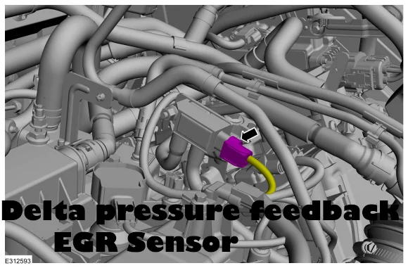 Ford Maverick EGR Valve Location for 2.5L Hybrid? Engine Code P0402 DPFE
