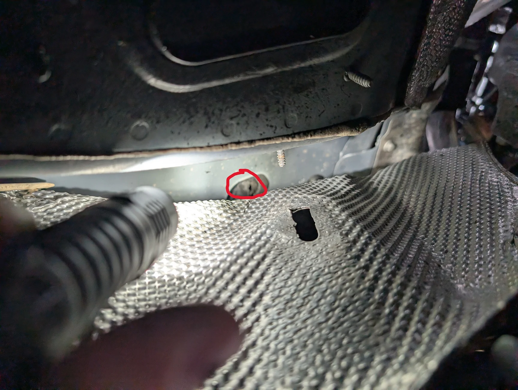 Ford Maverick Condensation water accumulation in footwells PXL_20260406_204252411