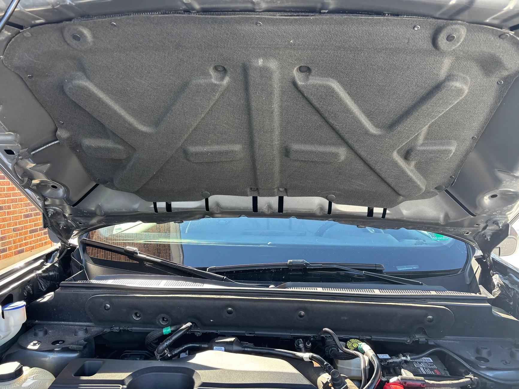 Ford Maverick Unhood Insulation IMG_4654