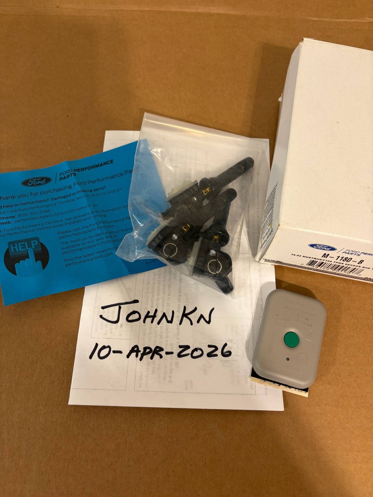 Ford Maverick FS: [Will Ship] New, Unused Ford OEM TPMS Kit E4jgTN