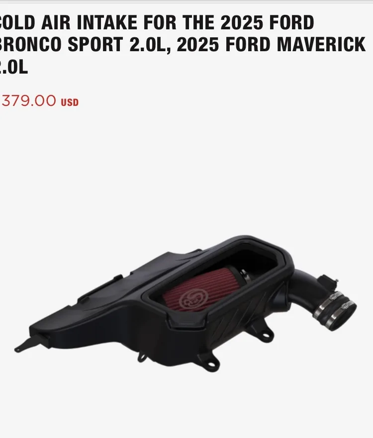Ford Maverick Look at this Intake IMG_0900