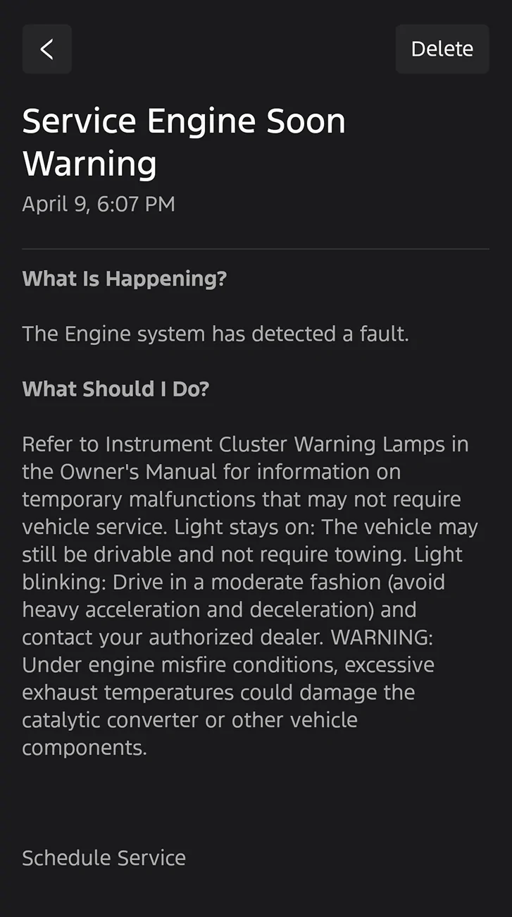 Ford Maverick My first check engine light (Update, Repaired) Screenshot_20260412-050119