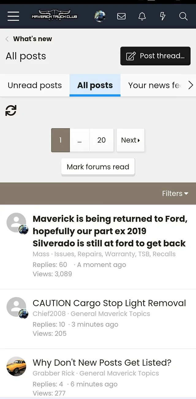 Ford Maverick Why Don't New Posts Get Listed? Screenshot_2026-04-12-18-53-14-97_40deb401b9ffe8e1df2f1cc5ba480b12