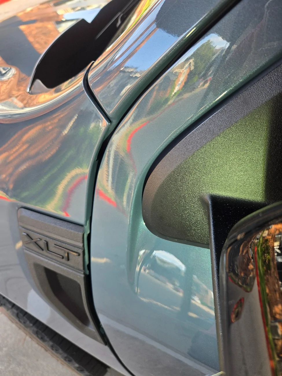 Ford Maverick Got broadsided by a deer this morning. 20260413_175925