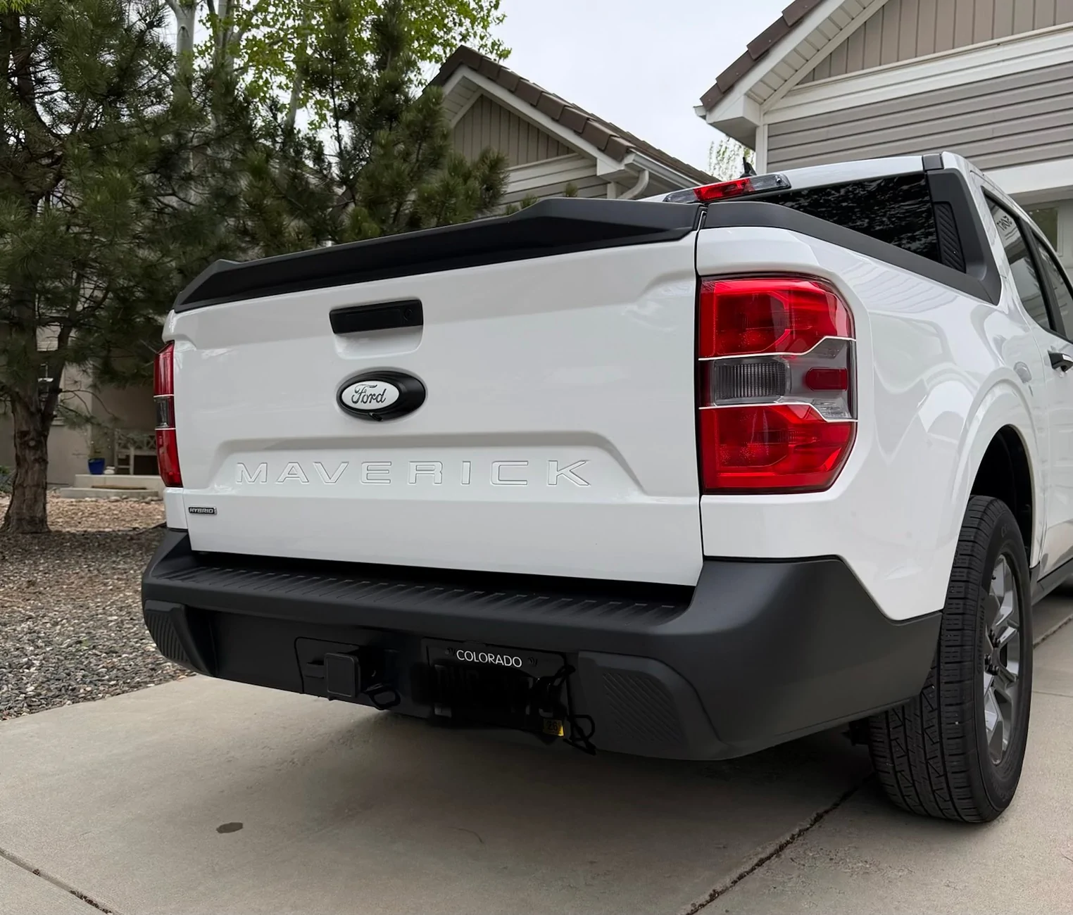 Ford Maverick Tailgate spoiler IMG_4140