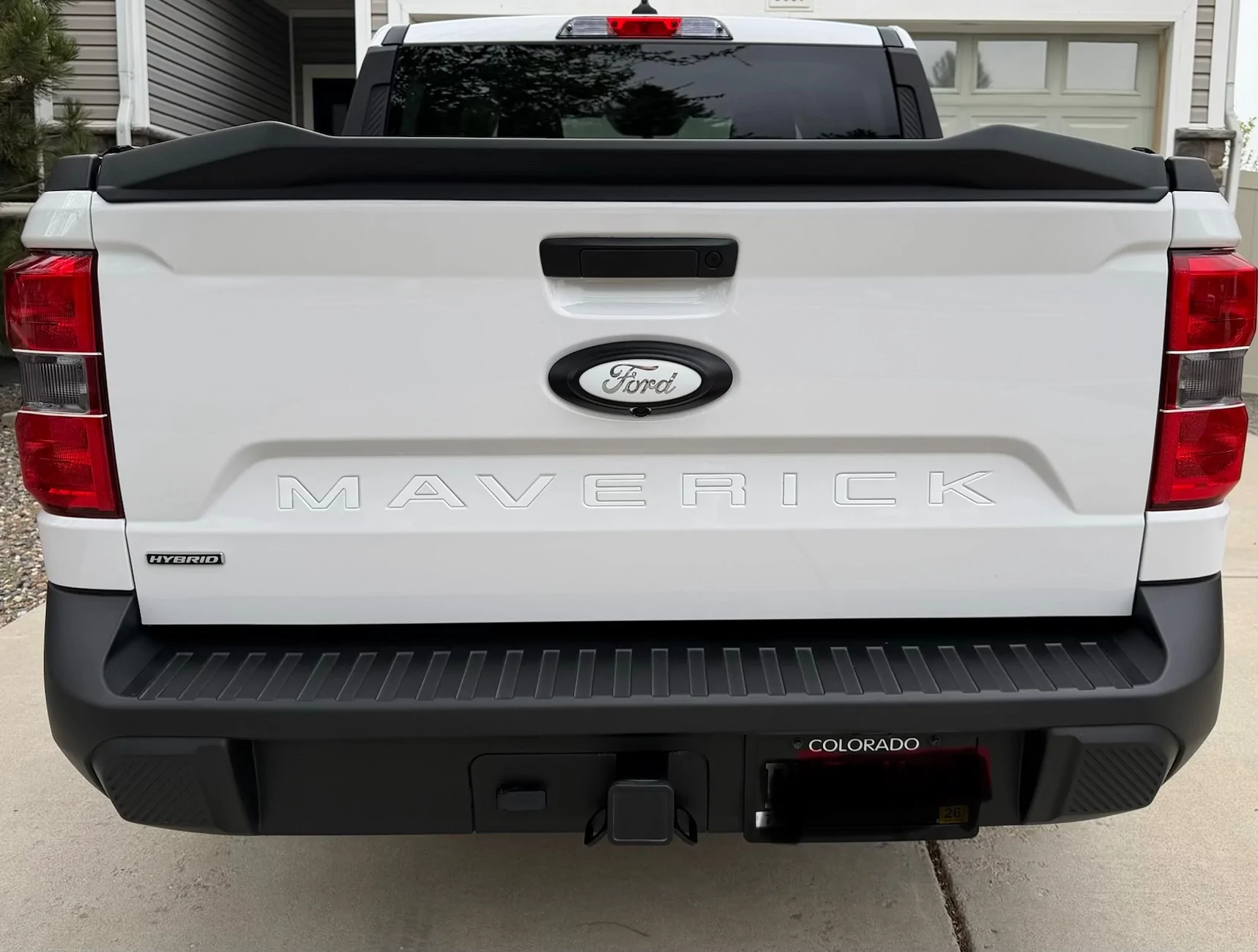 Ford Maverick Tailgate spoiler IMG_4141