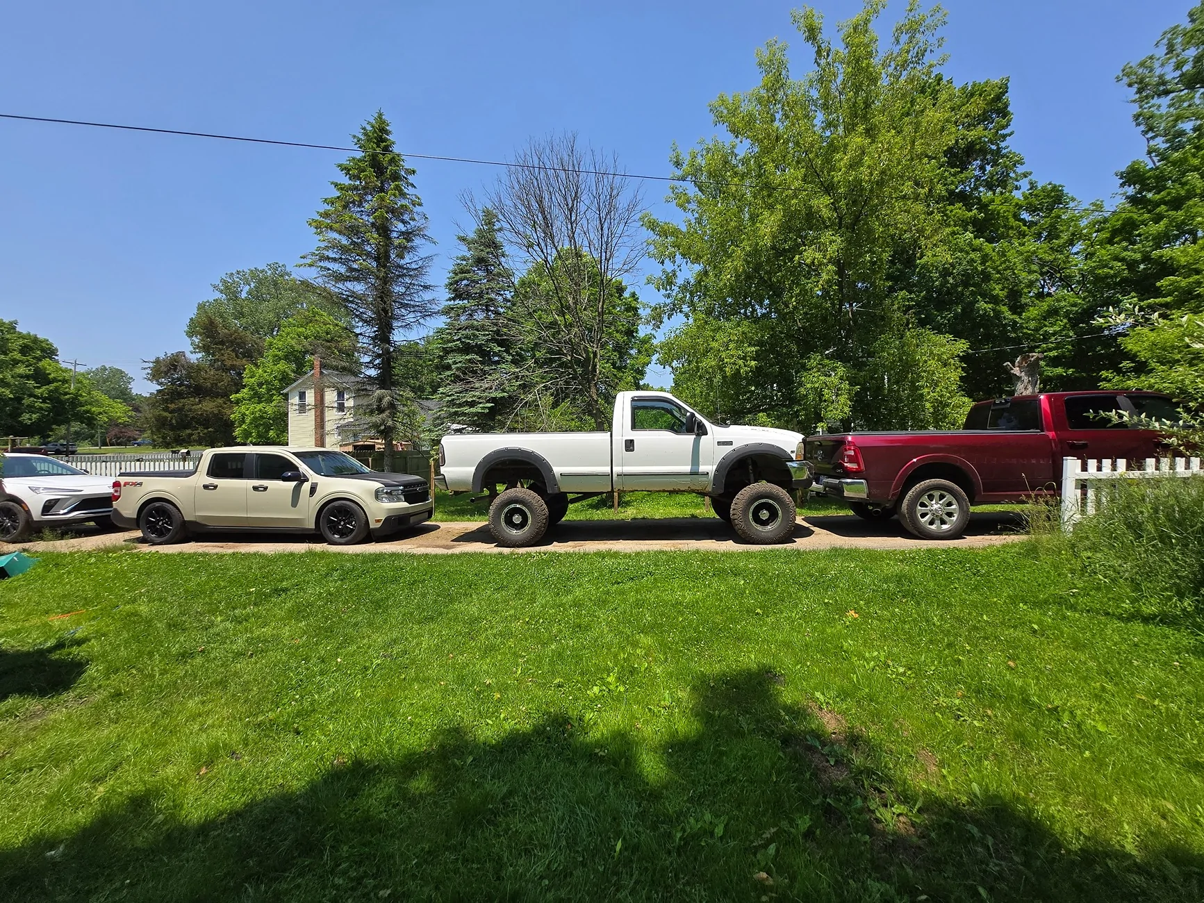 Ford Maverick VERY, VERY, BIG Vs. SMALL.  I like small!! 20250611_135638