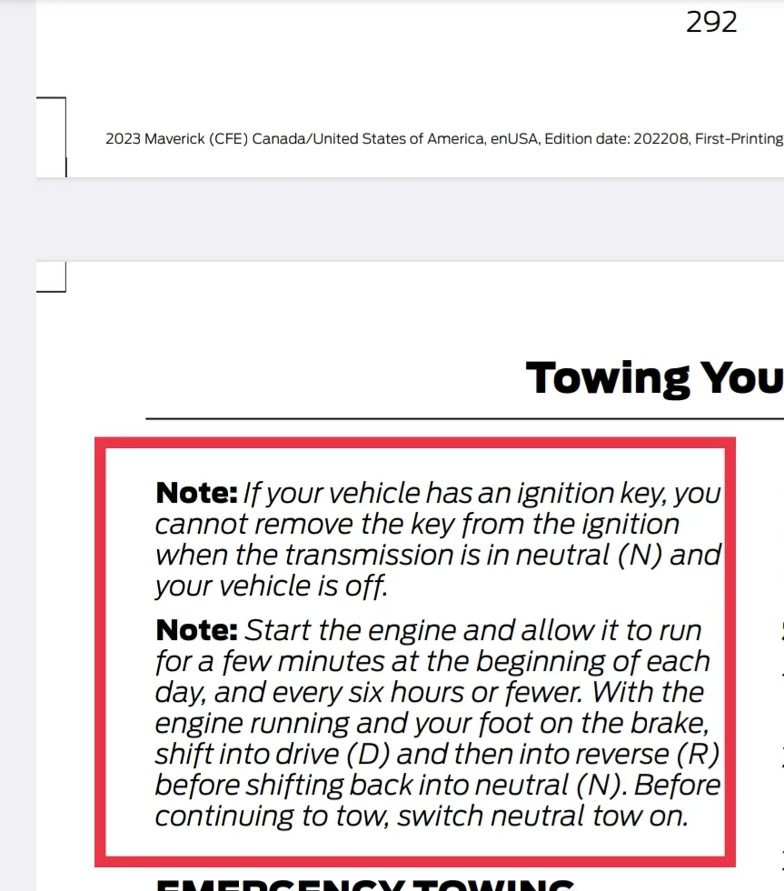 Ford Maverick Does flat towing add miles to the odometer? IMG_20260415_114502