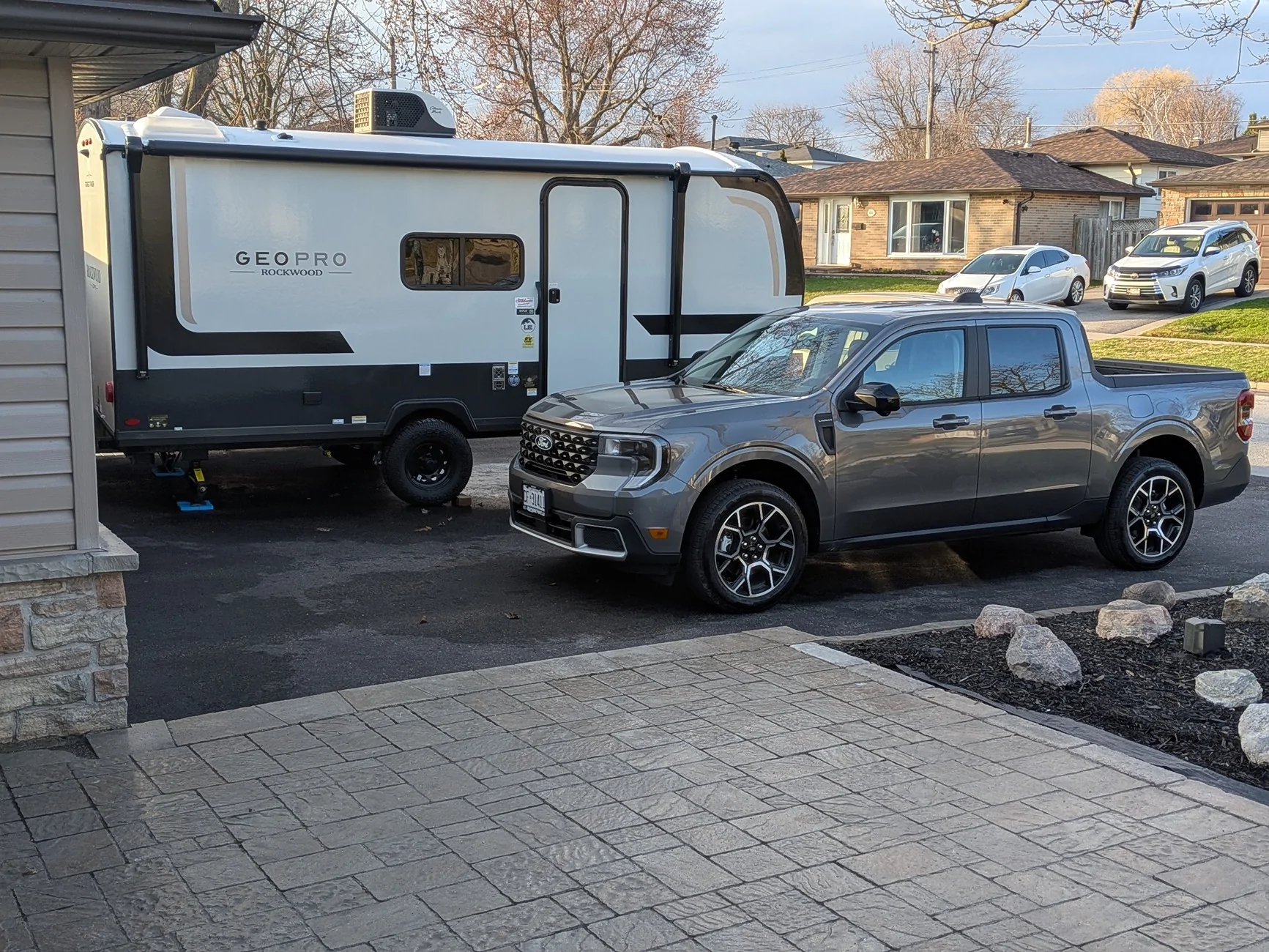 Ford Maverick My new Lariat and camper rig up here in Ajax, Ontario. 1000000554