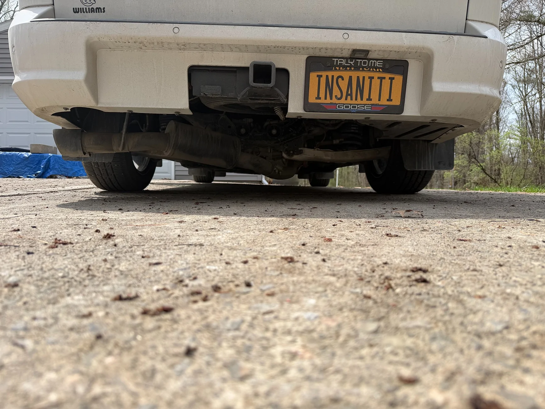 Ford Maverick Thermal R&D exhaust on lowered '25 LOBO IMG_0725