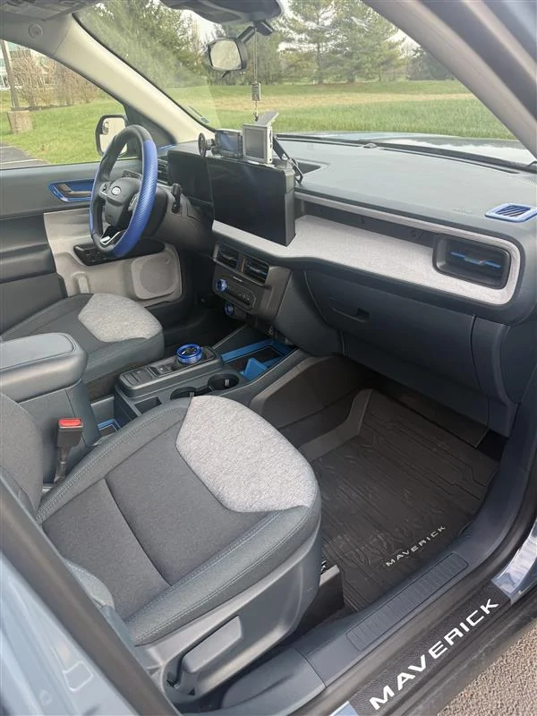 Ford Maverick Door sill kit dress up installed Image (13)