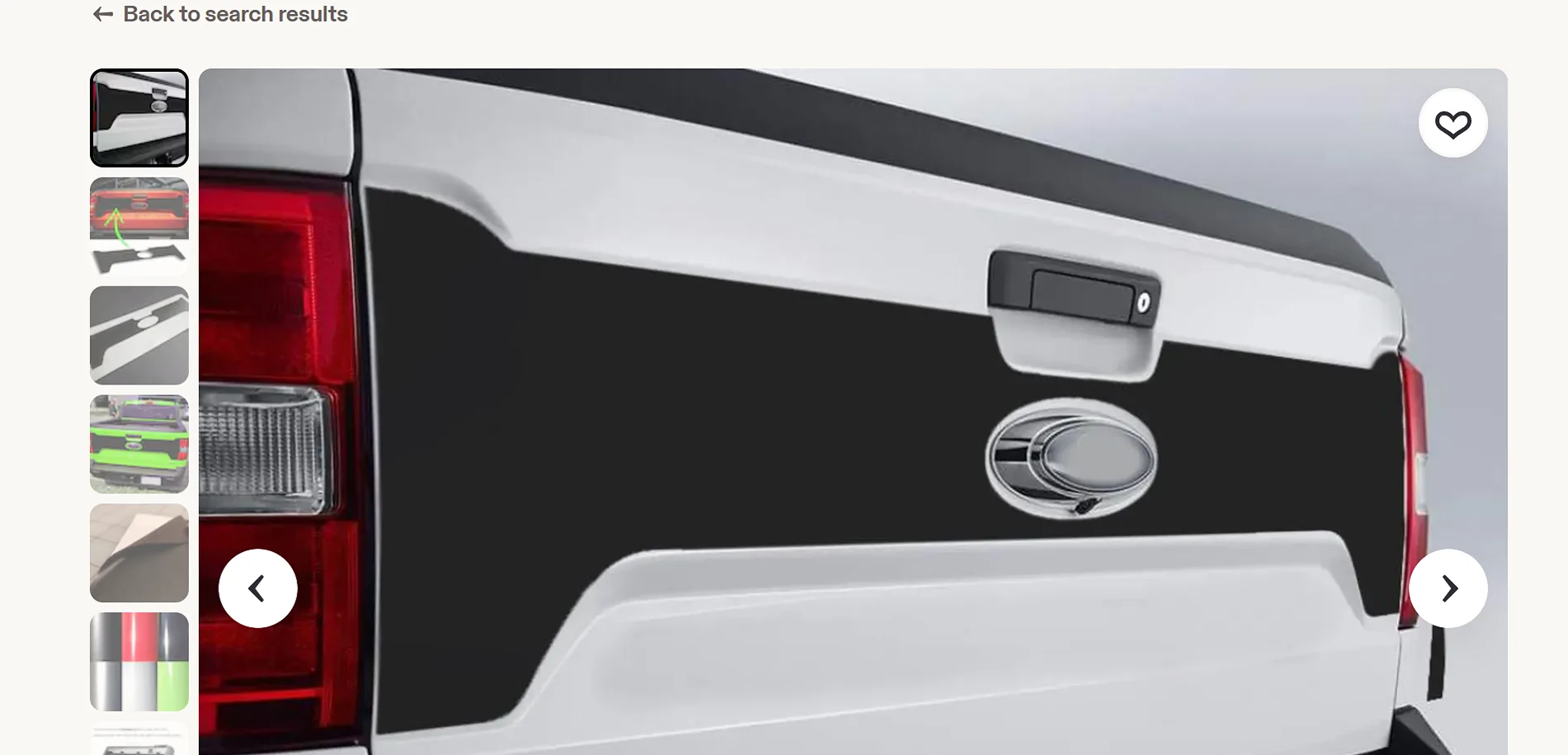 Ford Maverick Tailgate 'blackout' decal in a smoke tint? 2026-04-20 18_07_54-Maverick Tailgate Decal 2022-2026 - Blackout Vinyl Wrap - Accessories Mod