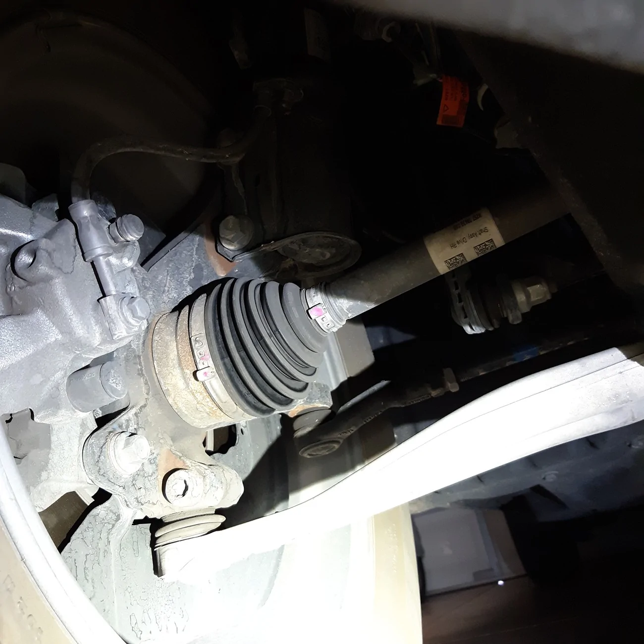 Ford Maverick Well it happened. 2 inch puck lift CV Joint 20260423_121409