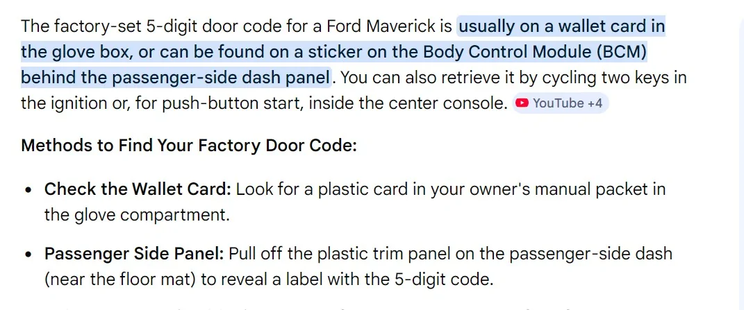 Ford Maverick Key Pad reprogramming Screenshot 2026-04-24 091034