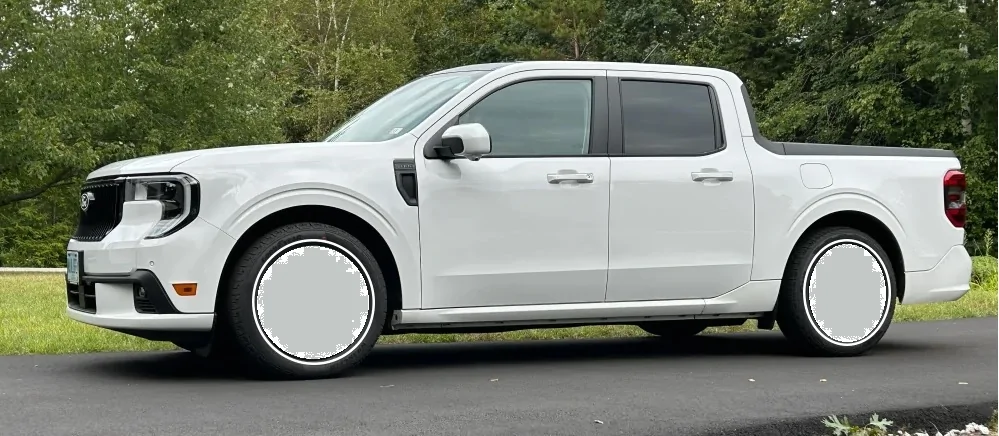 Ford Maverick LOBO with White Wall Stripe Mav_White_TurboFans